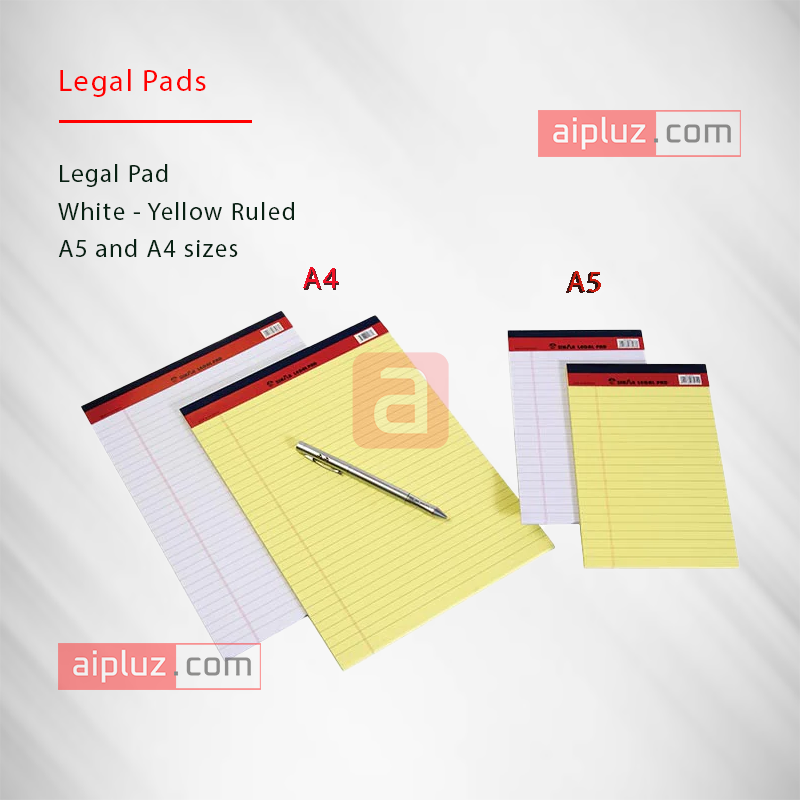 Legal Pad - A4 - 200 Sheets