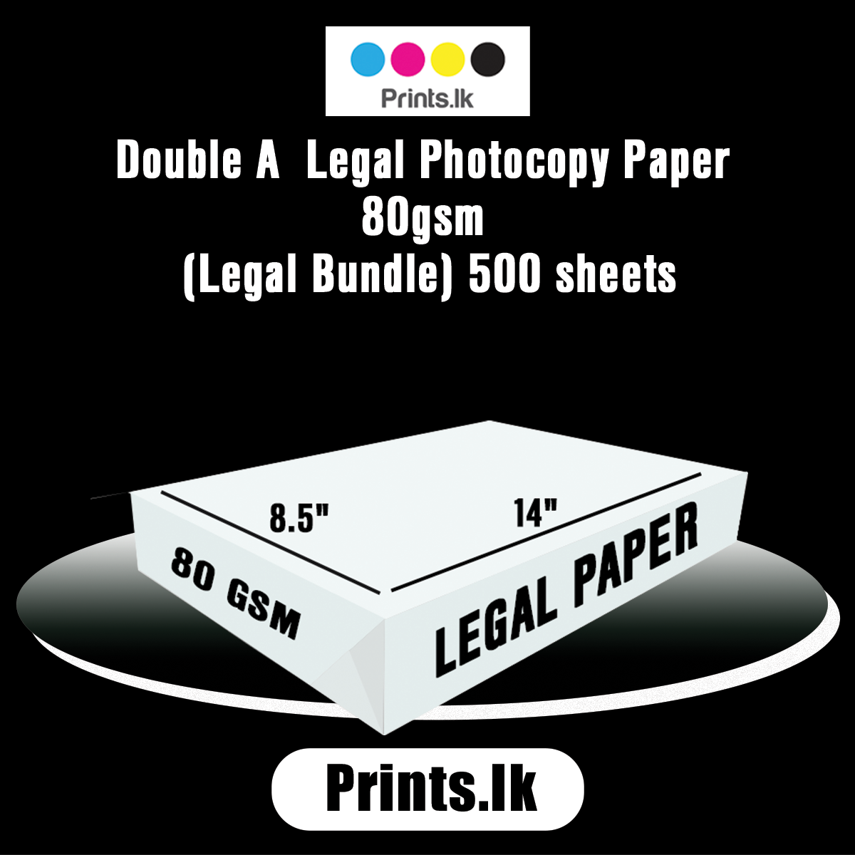 Legal Size Paper - 80gsm - 500 Sheets