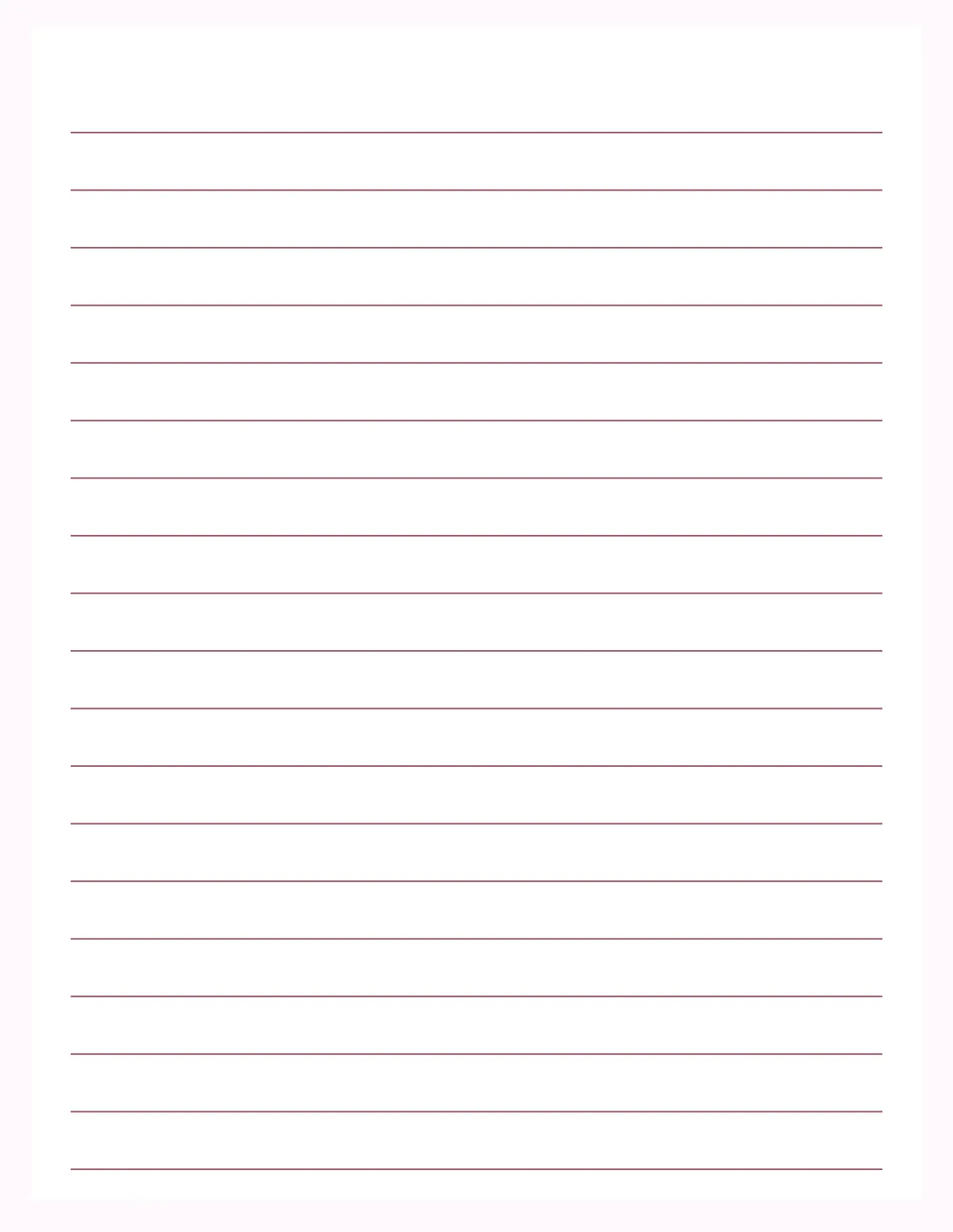 Lined Notebook