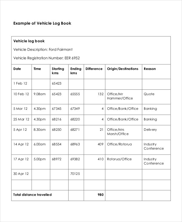 Log Book