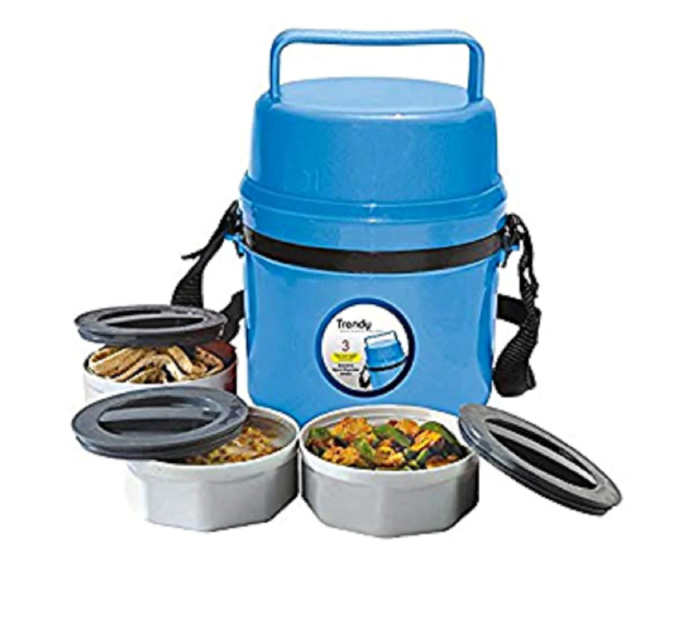 Lunch Box - Plastic - Blue