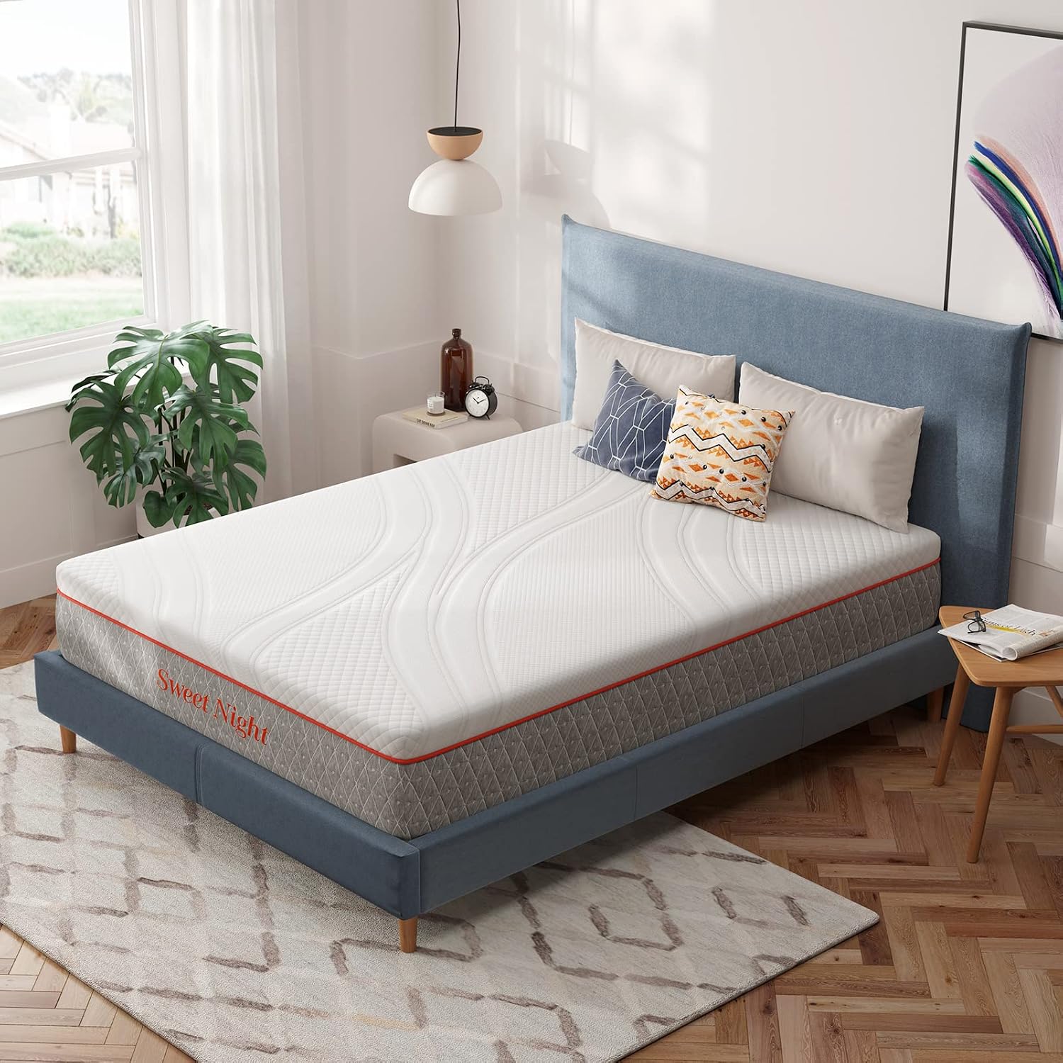 Memory Foam Mattress - Double 10 inch Hypoallergenic