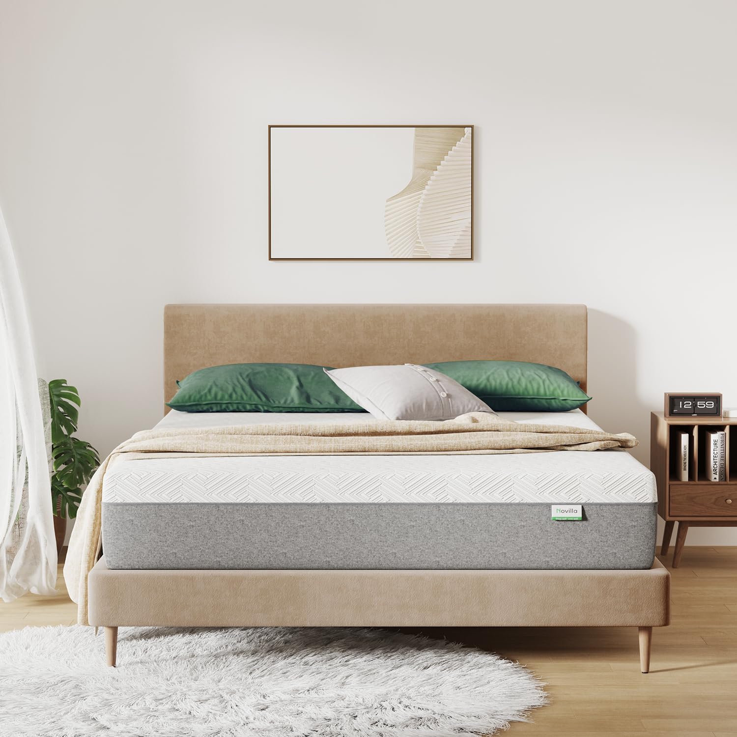 Memory Foam Mattress - Double 12 inch Eco-friendly