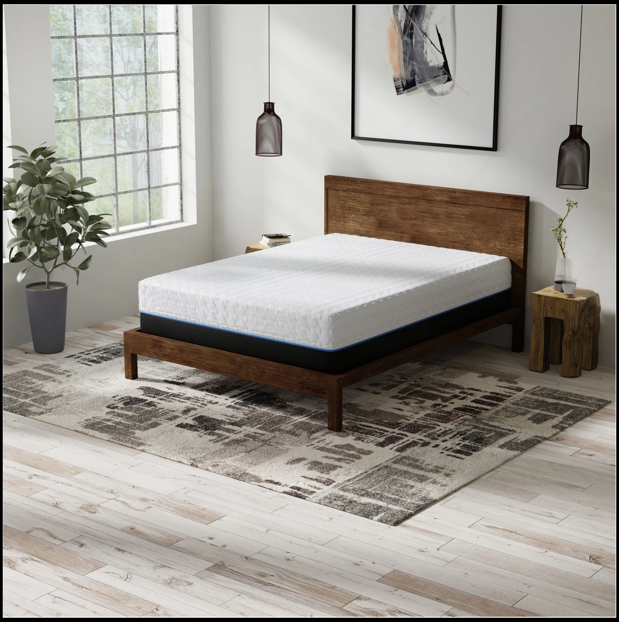 Memory Foam Mattress - Double 14 inch Plush