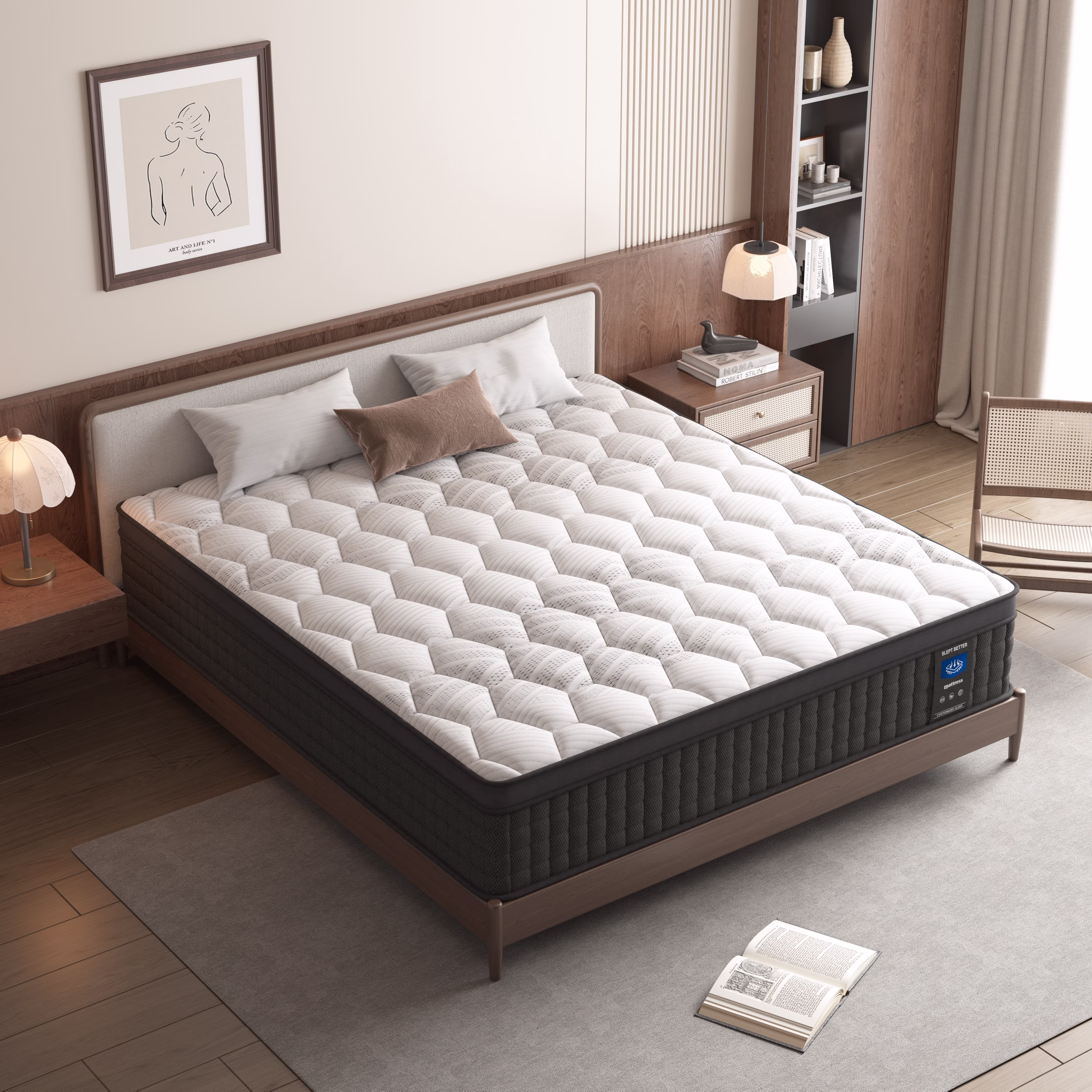 Memory Foam Mattress - Full 10 inch Medium Firm