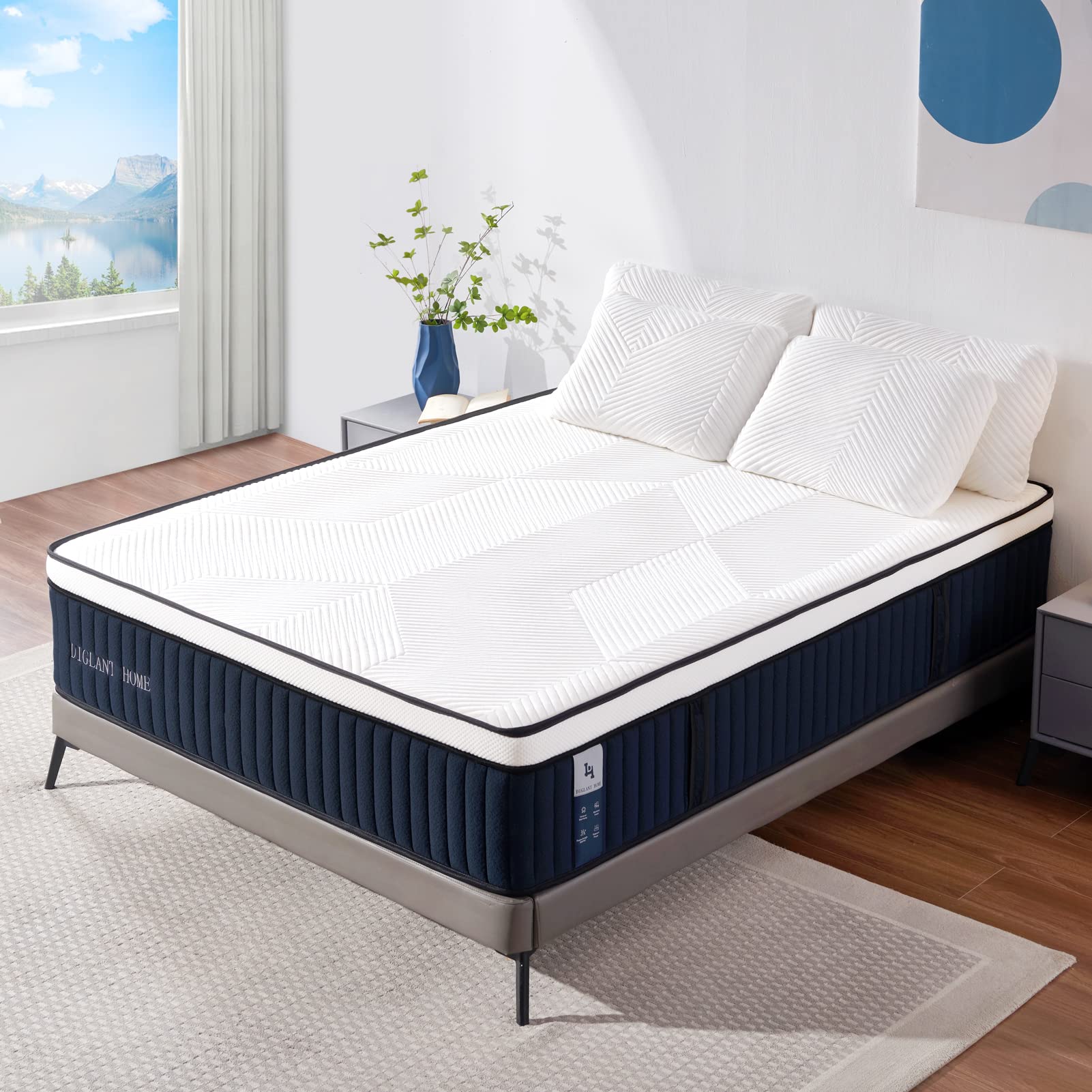 Memory Foam Mattress - King 10 inch Plush