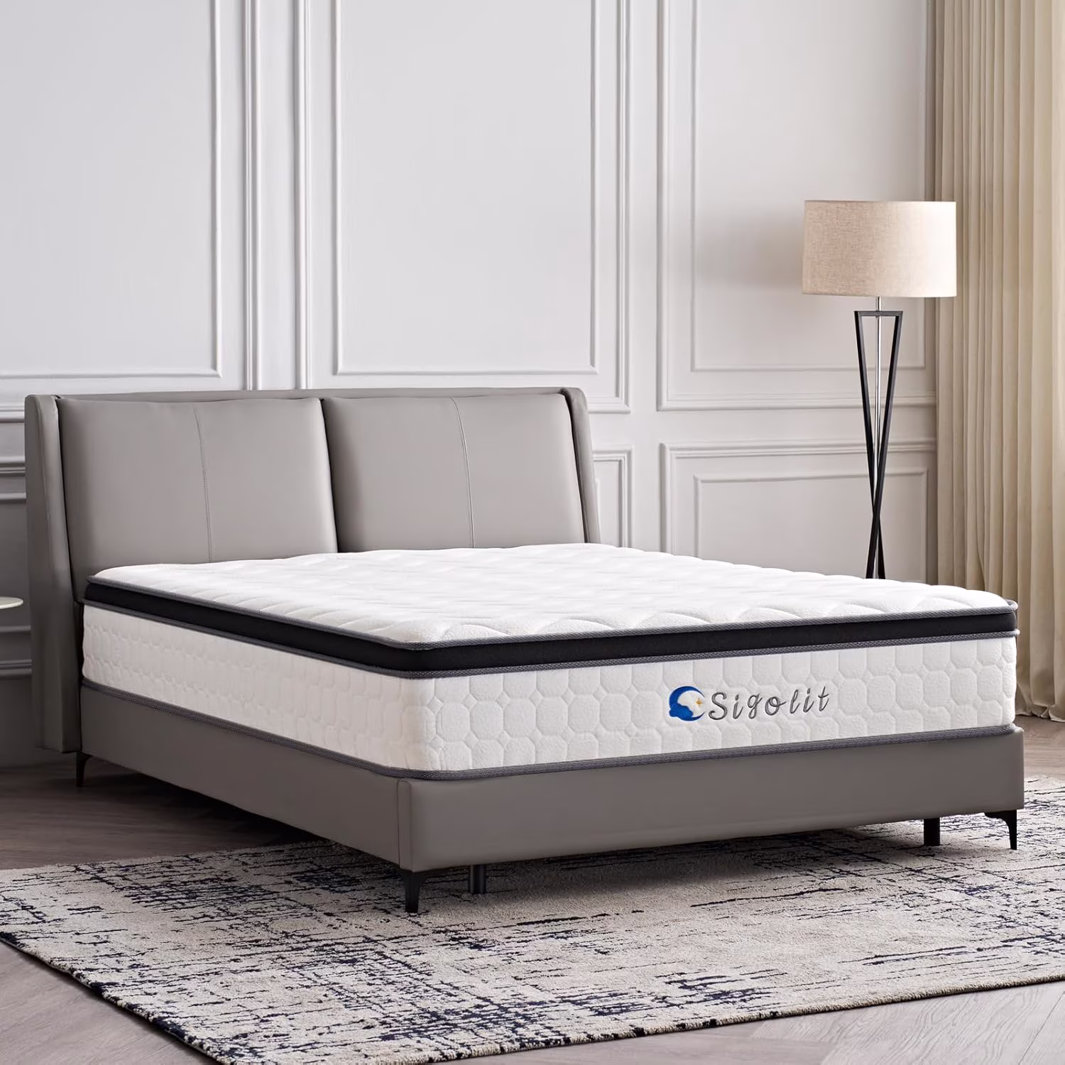 Memory Foam Mattress - King 12 inch Medium Firm