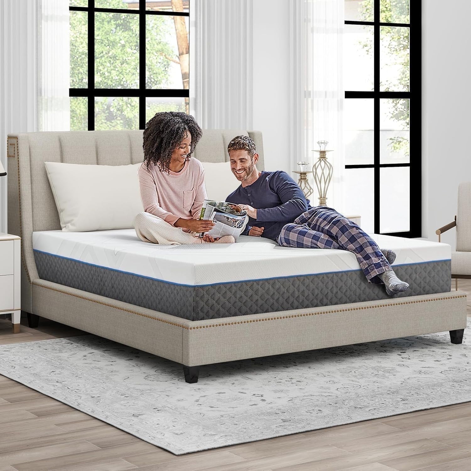 Memory Foam Mattress - King 12 inch Plush