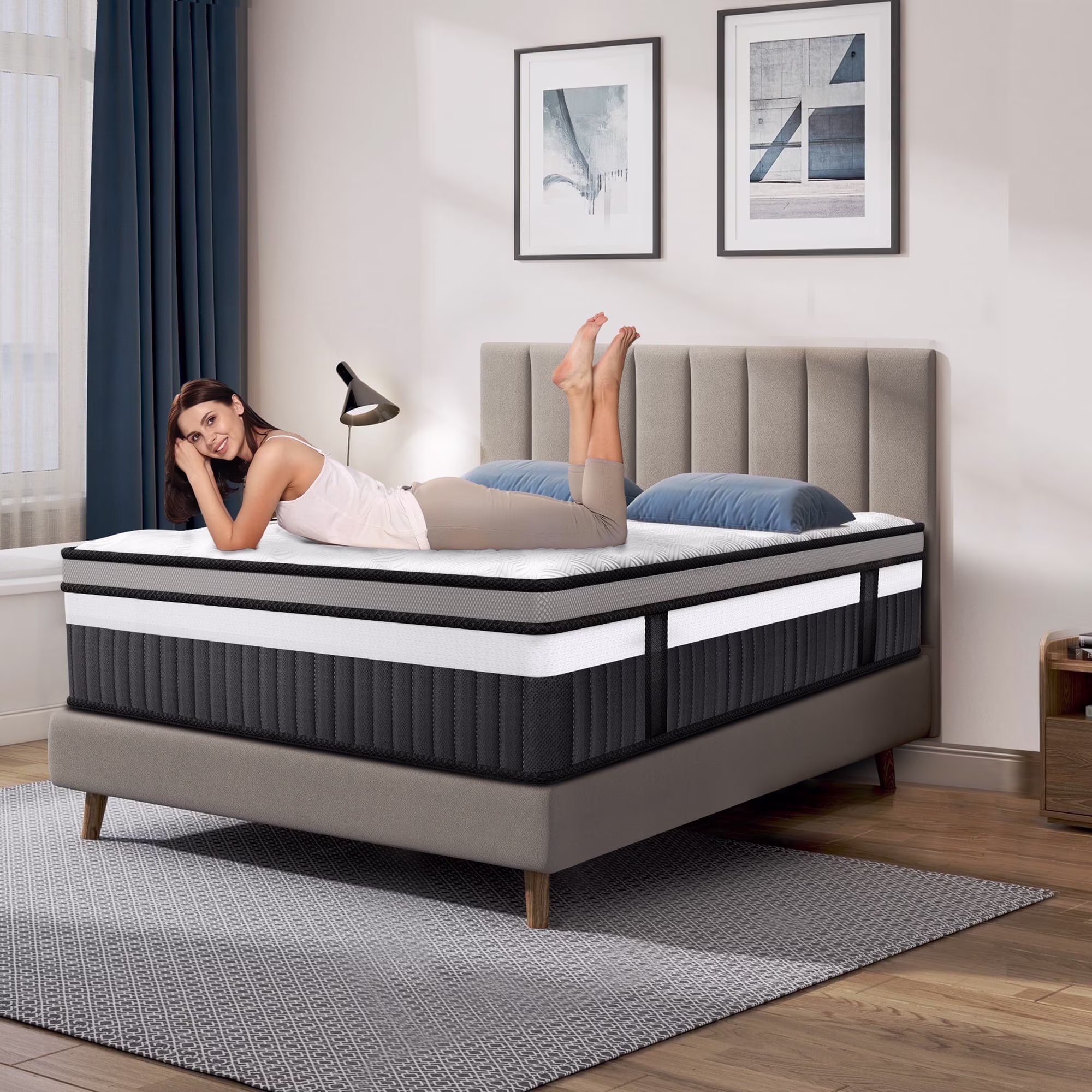 Memory Foam Mattress - King 14 inch Hypoallergenic
