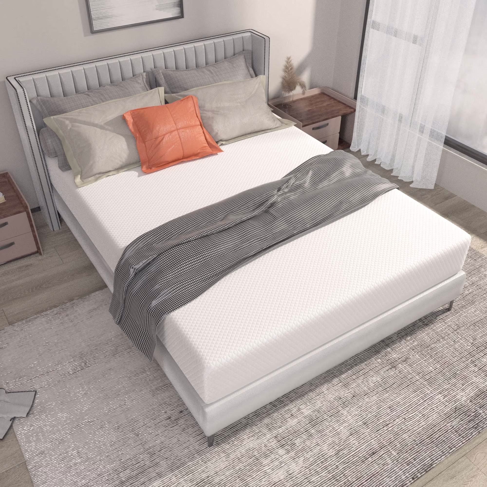 Memory Foam Mattress - Queen 10 inch Hypoallergenic