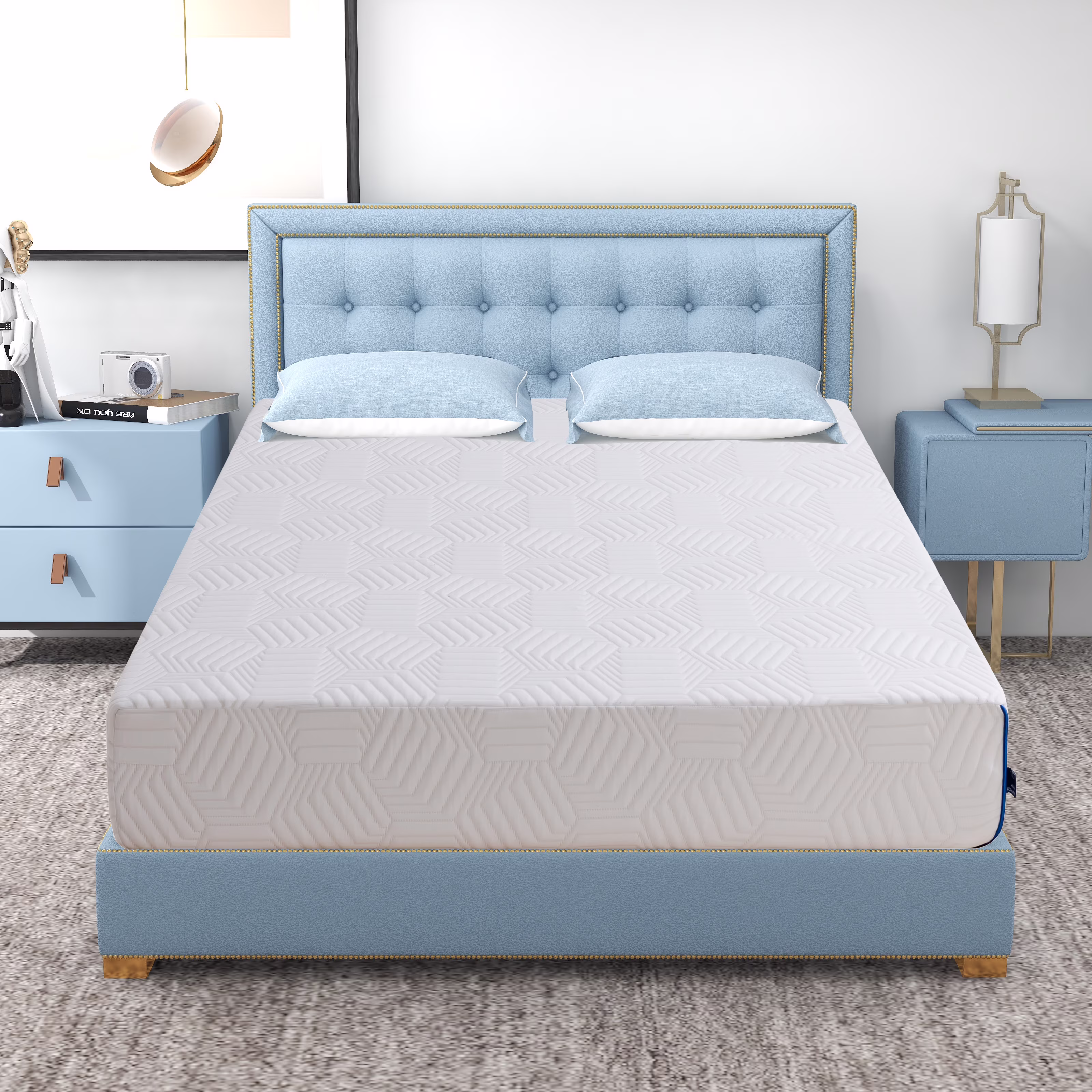 Memory Foam Mattress - Queen 10 inch Hypoallergenic