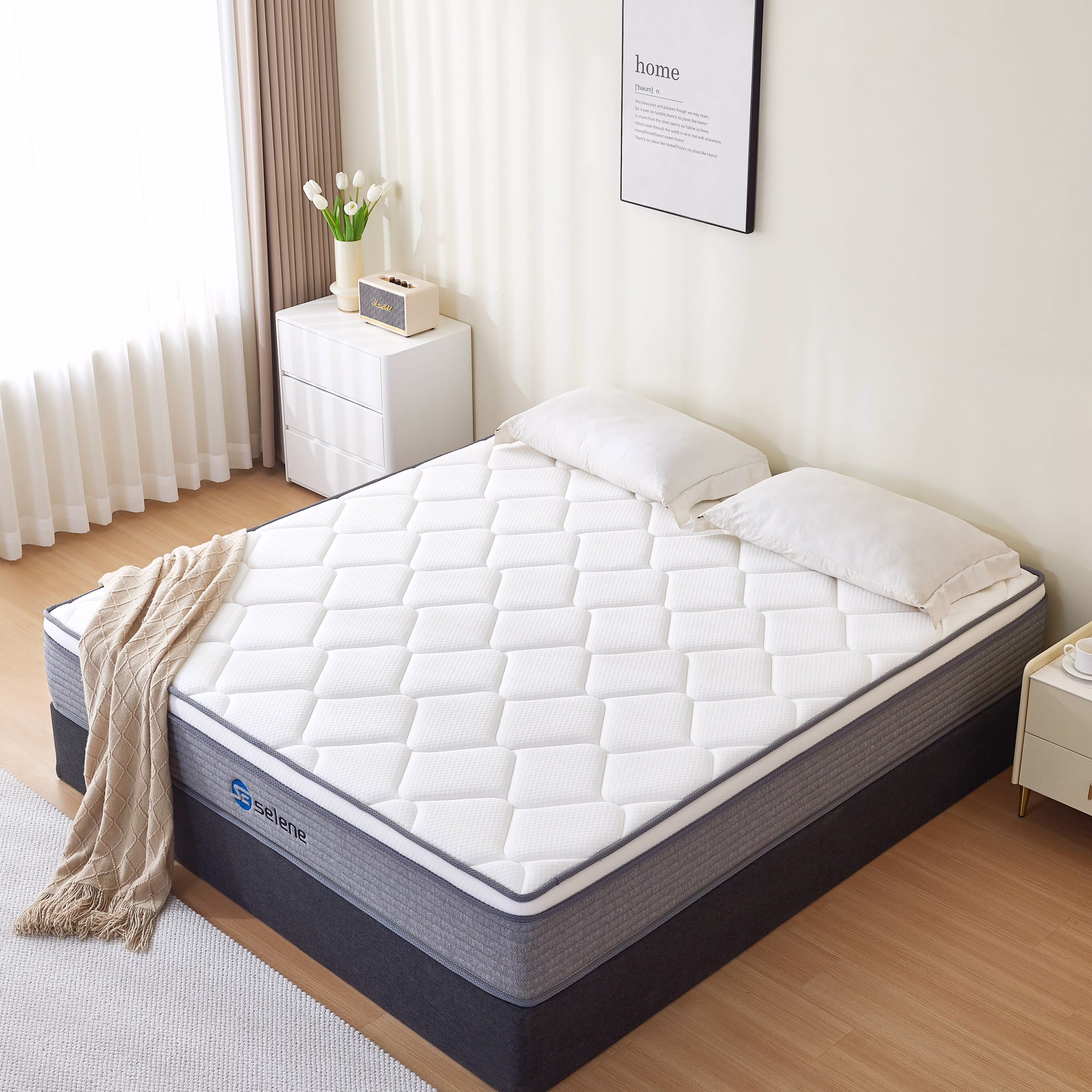Memory Foam Mattress - Queen 12 inch Hypoallergenic