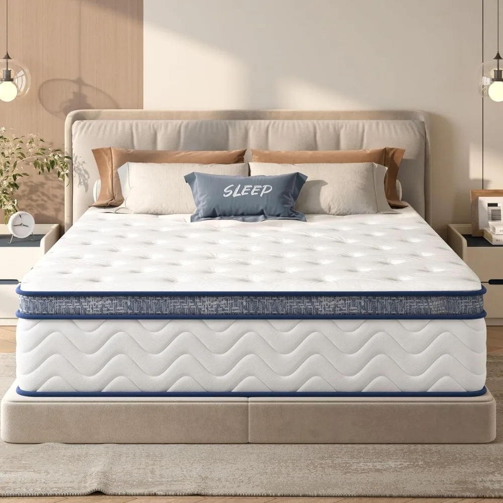 Memory Foam Mattress - Queen 12 inch Medium Firm