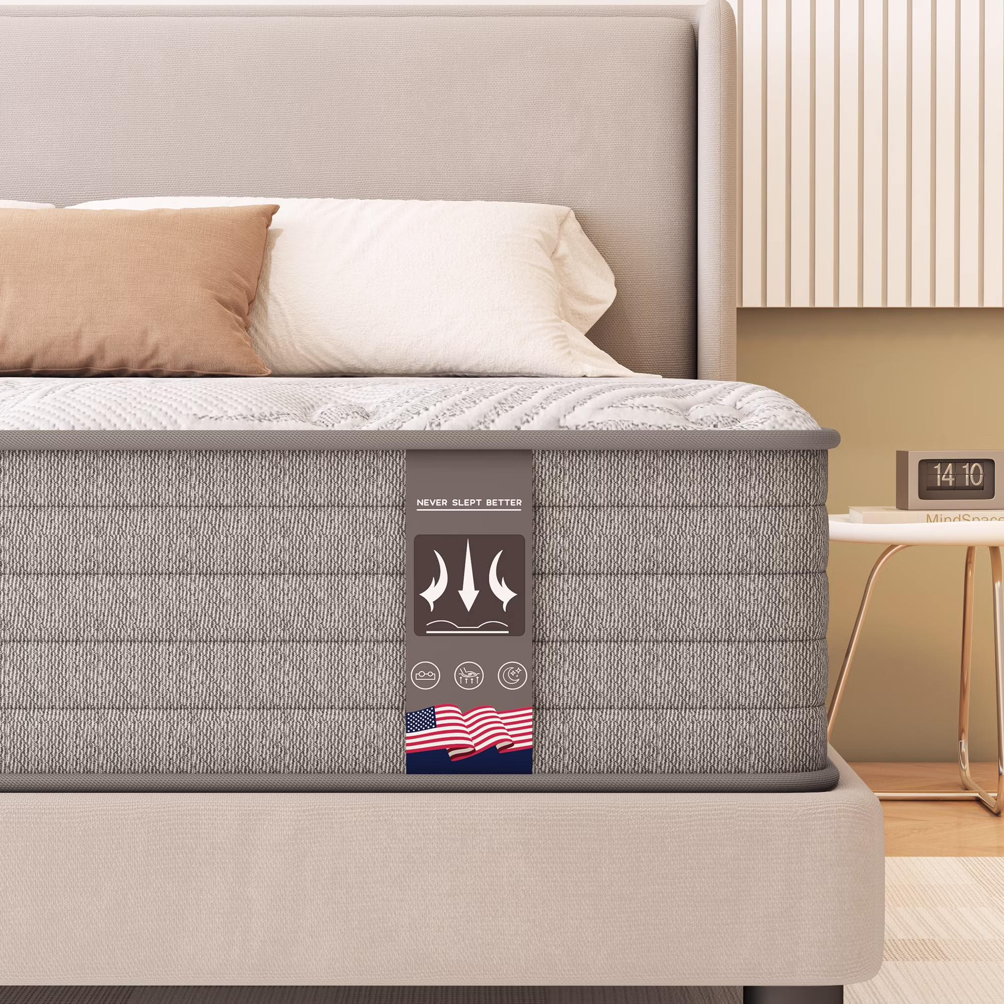 Memory Foam Mattress - Queen 12 inch Plush