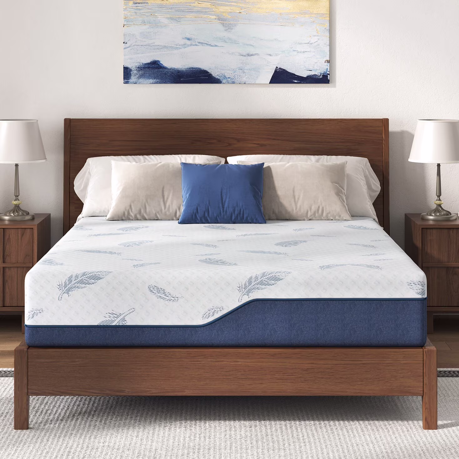 Memory Foam Mattress - Queen 12 inch Plush