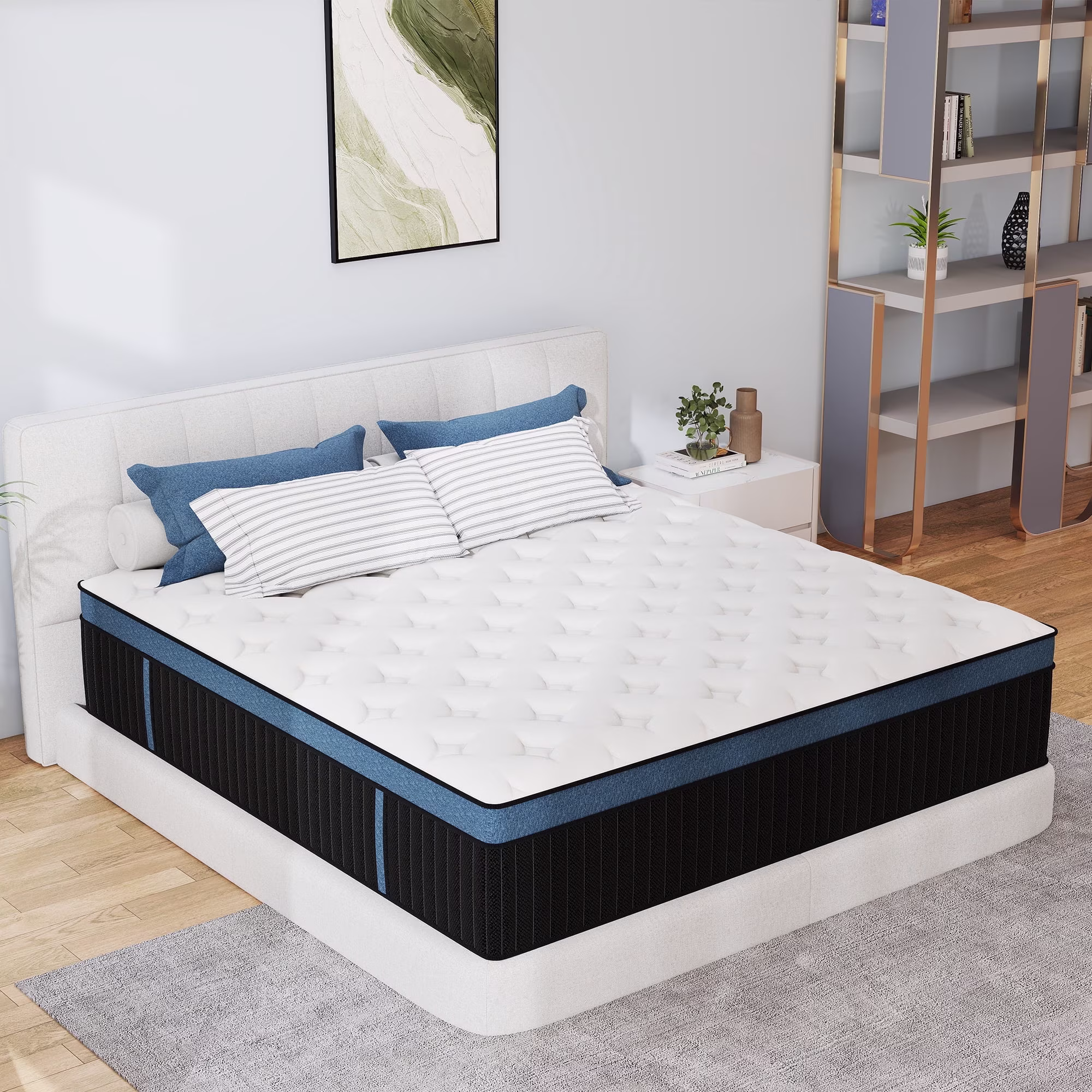 Memory Foam Mattress - Queen 14 inch Medium Firm