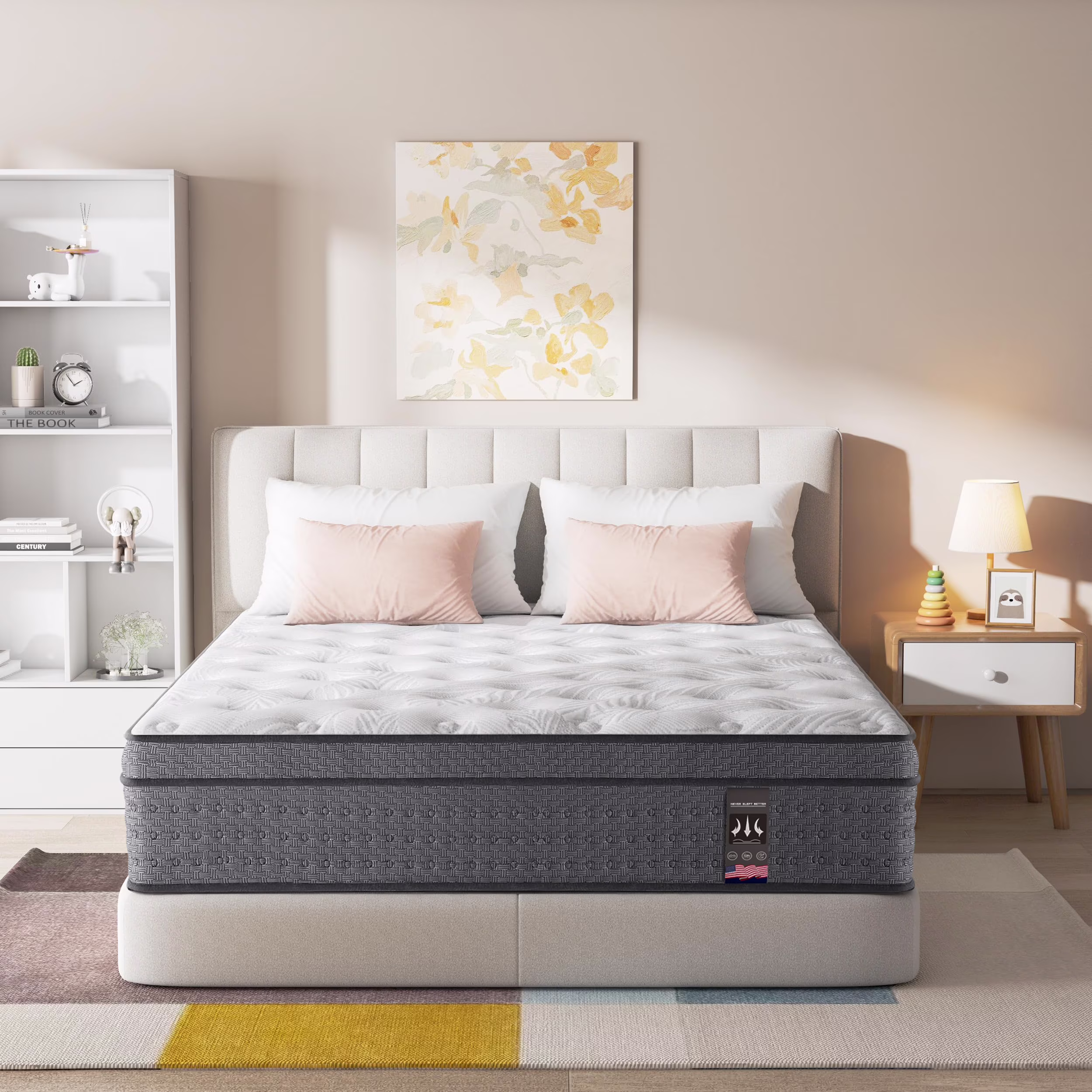 Memory Foam Mattress - Queen 14 inch Plush