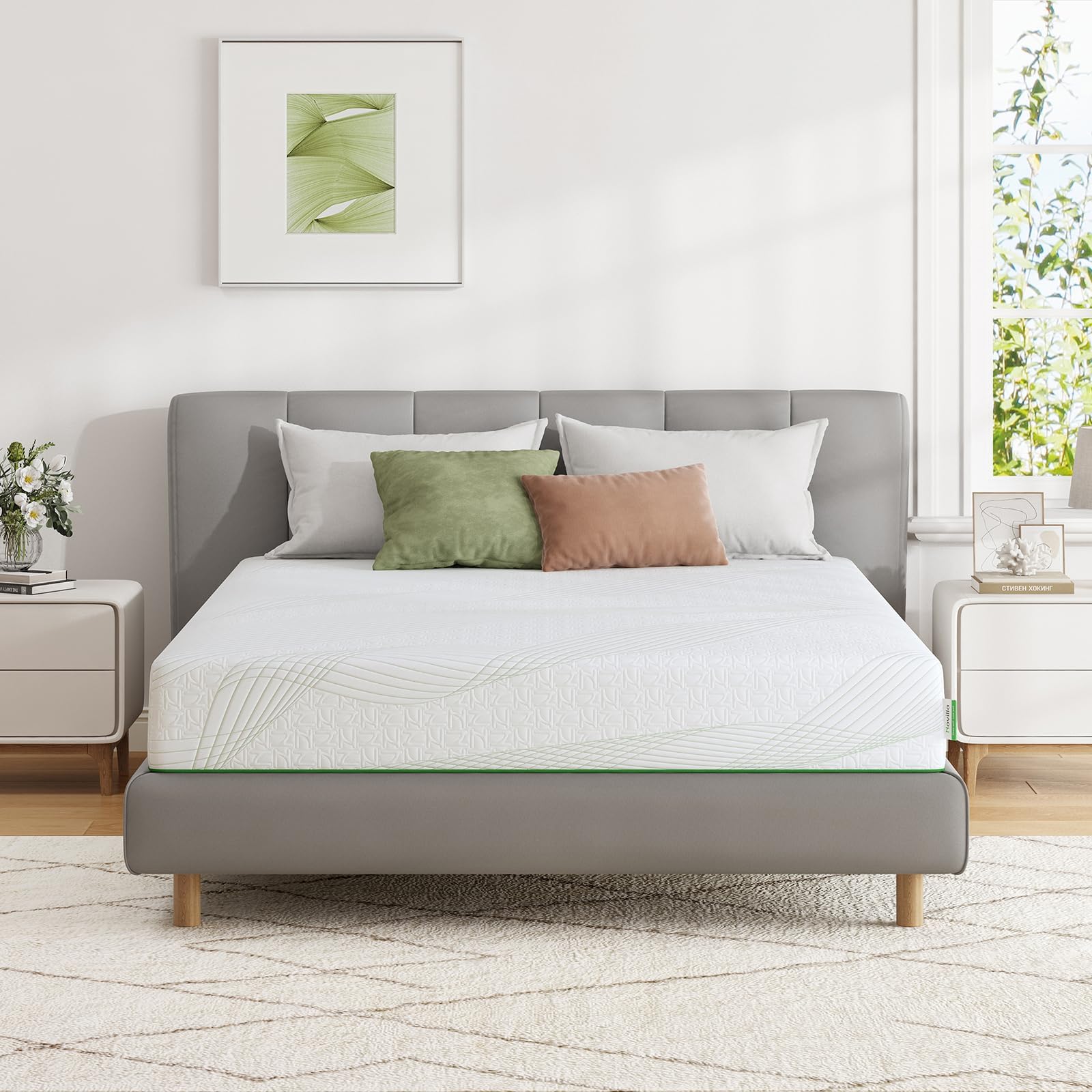 Memory Foam Mattress - Queen 6 inch Eco-friendly
