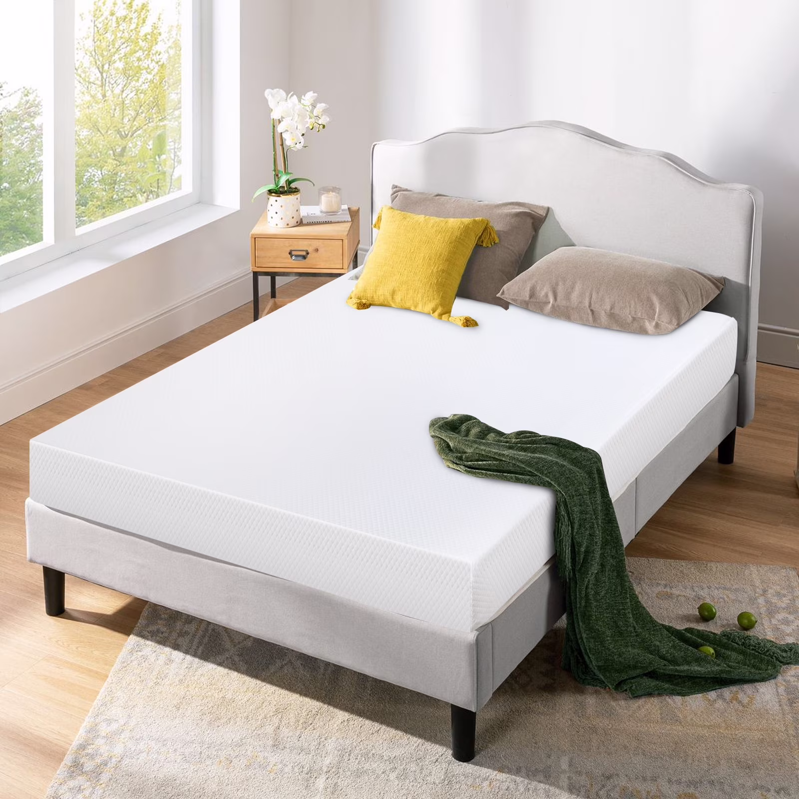 Memory Foam Mattress - Queen 8 inch Hypoallergenic