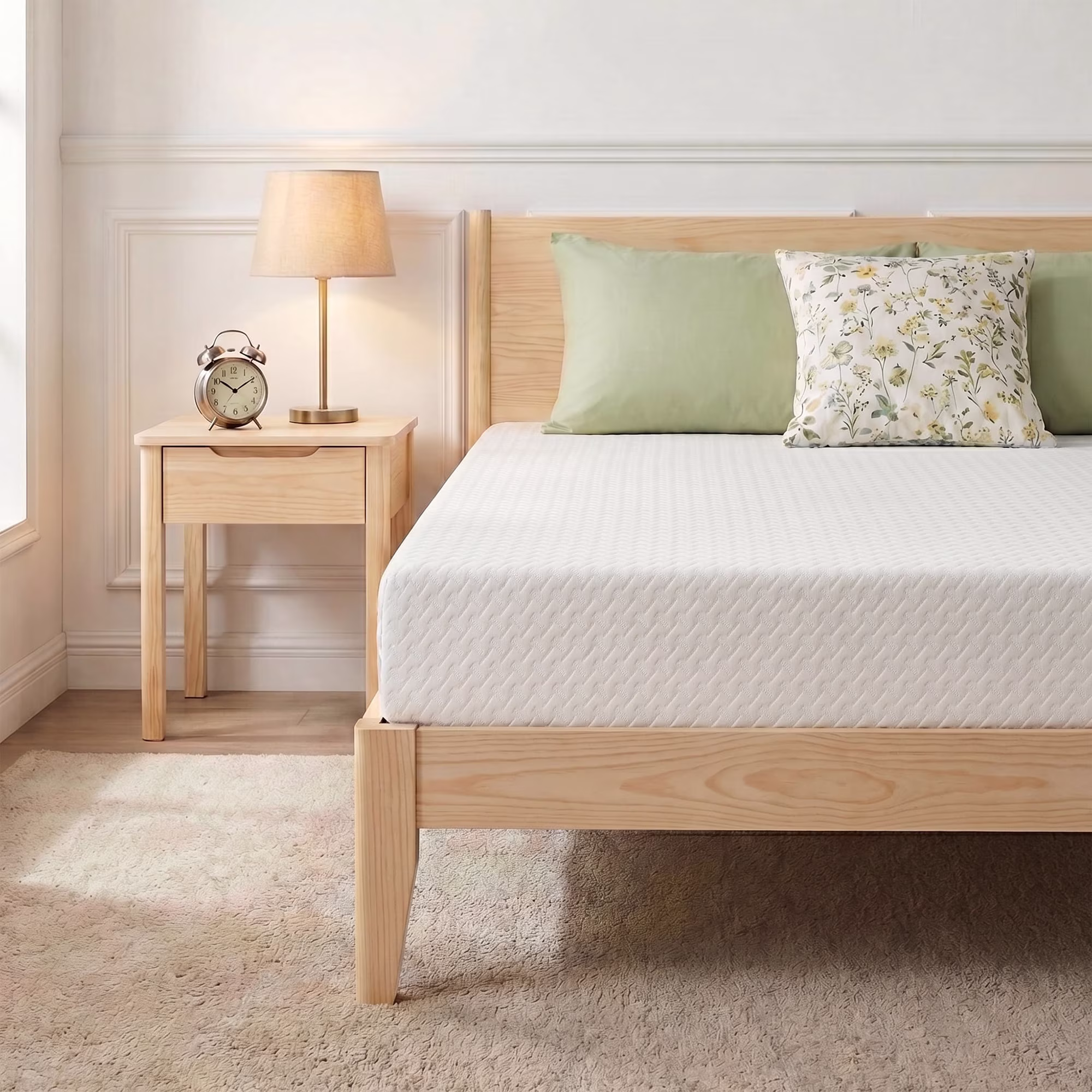 Memory Foam Mattress - Queen 8 inch Hypoallergenic