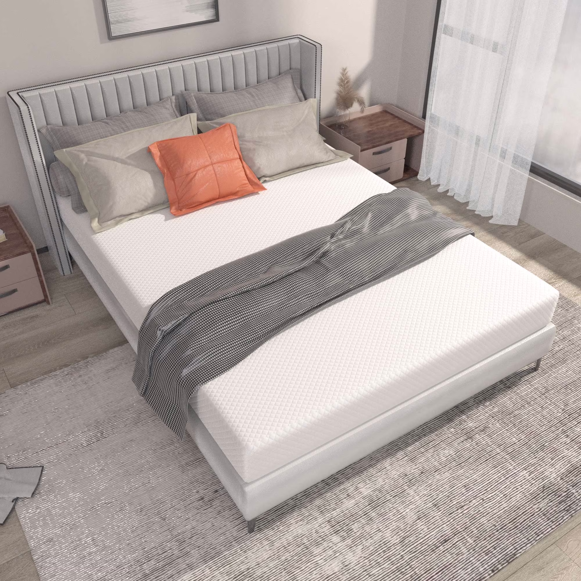 Memory Foam Mattress - Queen 8 inch Medium Firm