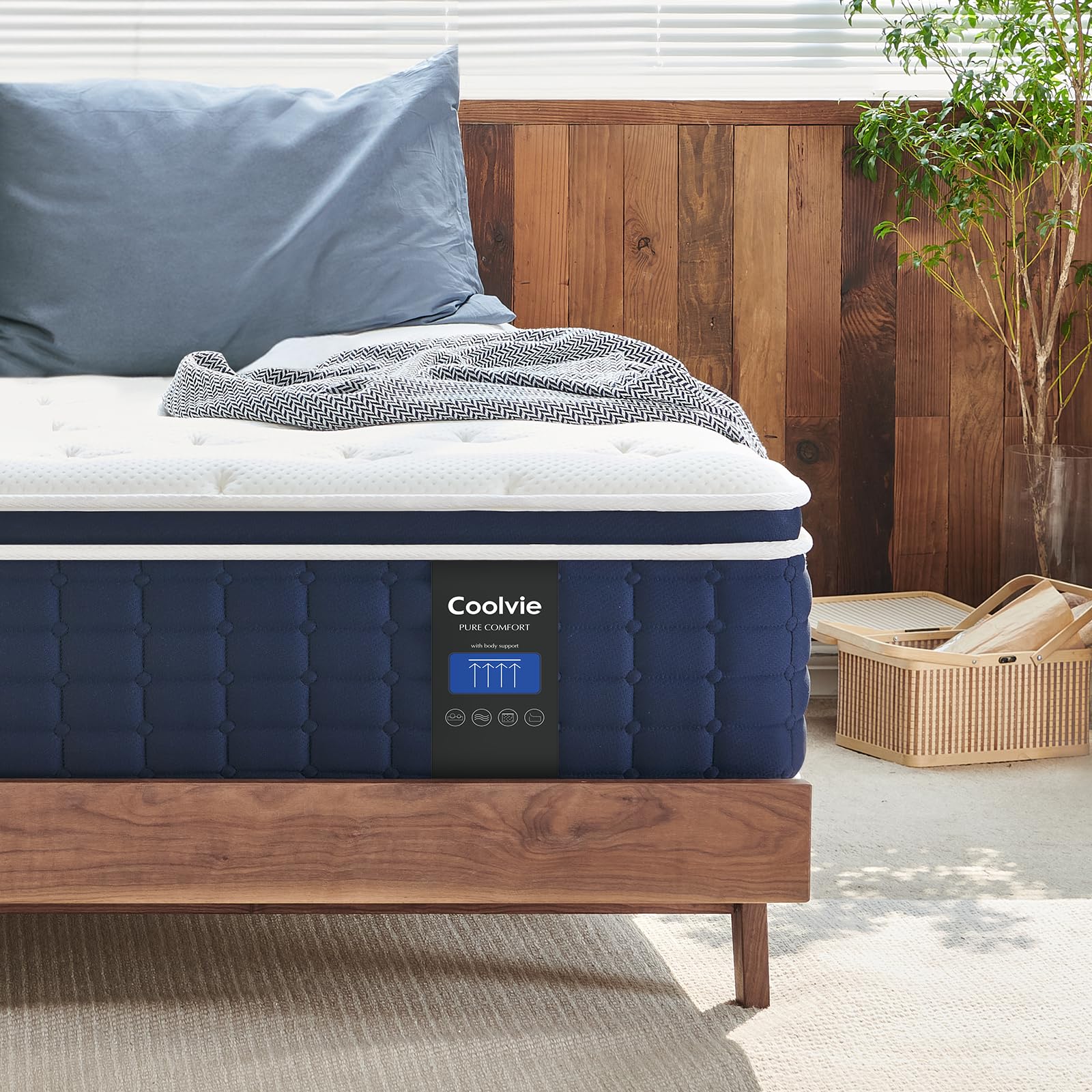 Memory Foam Mattress - Single 12 inch Firm Support