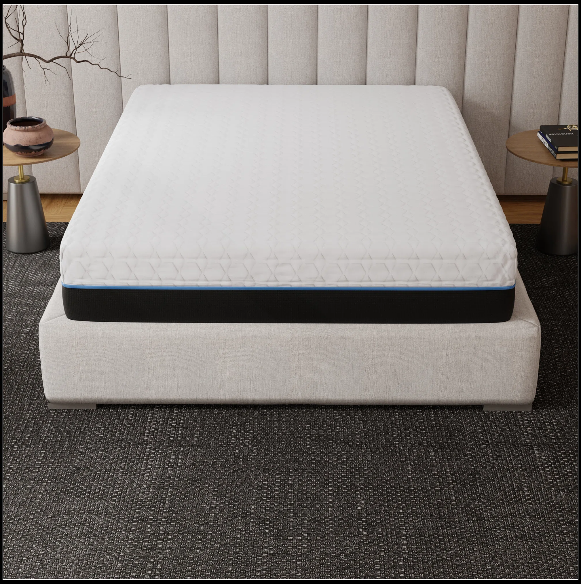 Memory Foam Mattress - Single 12 inch Plush