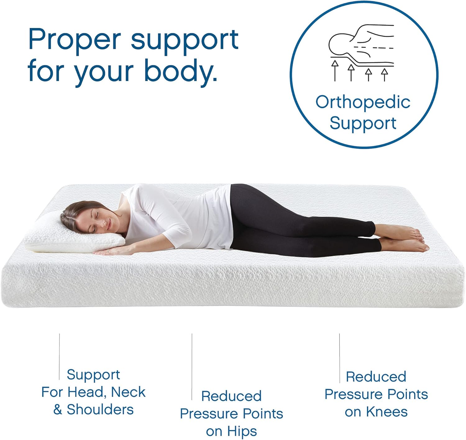 Memory Foam Mattress - Single 14 inch Cooling