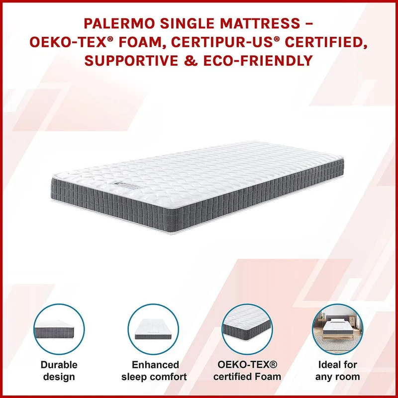 Memory Foam Mattress - Single 14 inch Eco-friendly