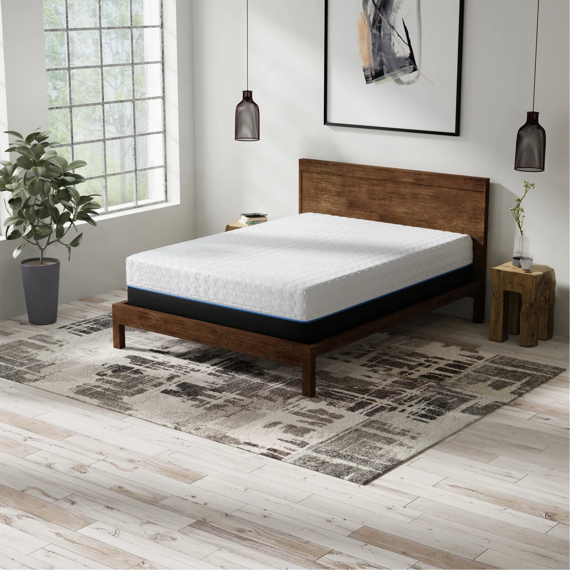 Memory Foam Mattress - Single 14 inch Plush