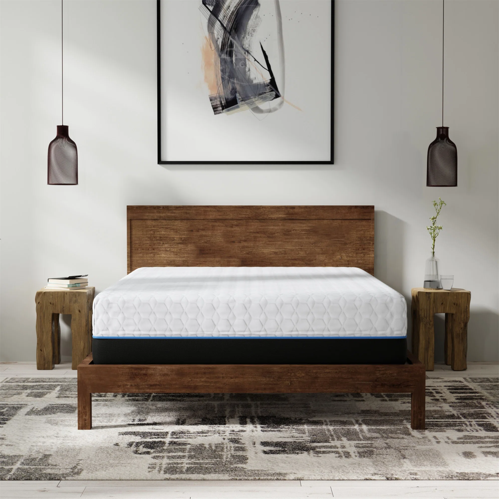 Memory Foam Mattress - Single 14 inch Plush