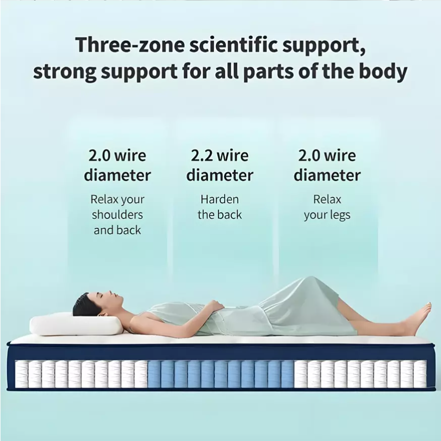 Memory Foam Mattress - Single 8 inch Hypoallergenic
