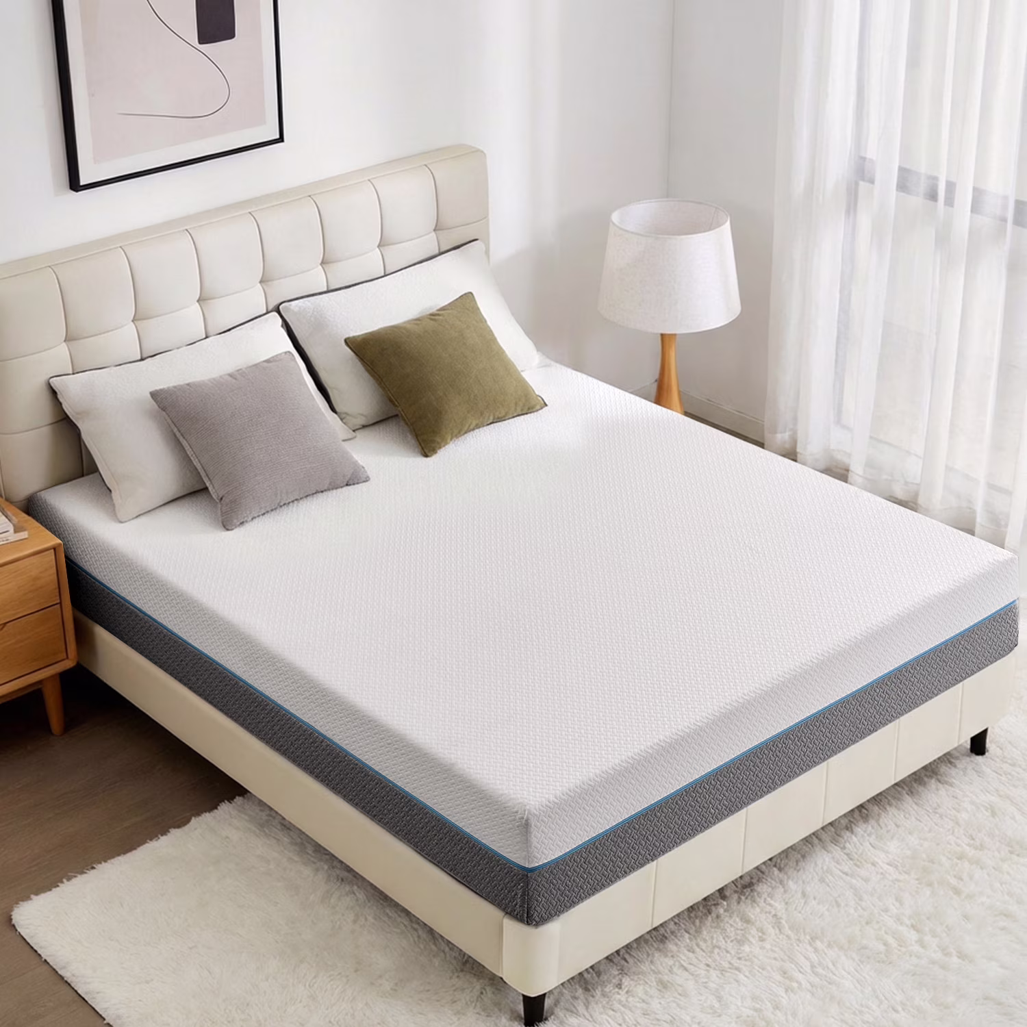 Memory Foam Mattress - Super King 10 inch Eco-friendly