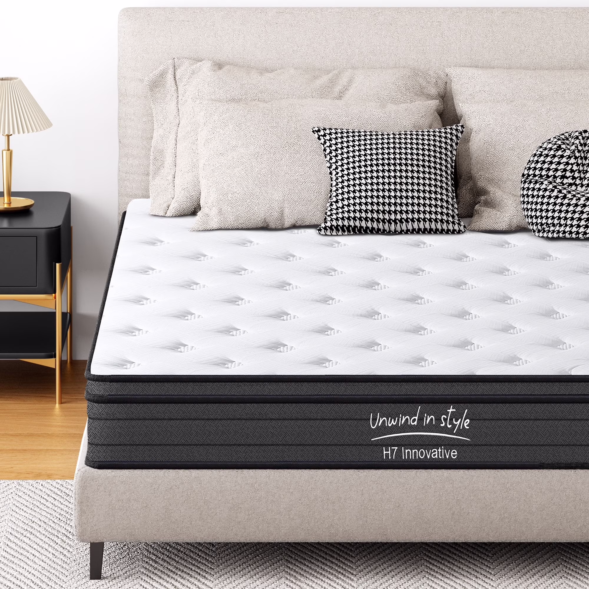 Memory Foam Mattress - Super King 10 inch Hypoallergenic