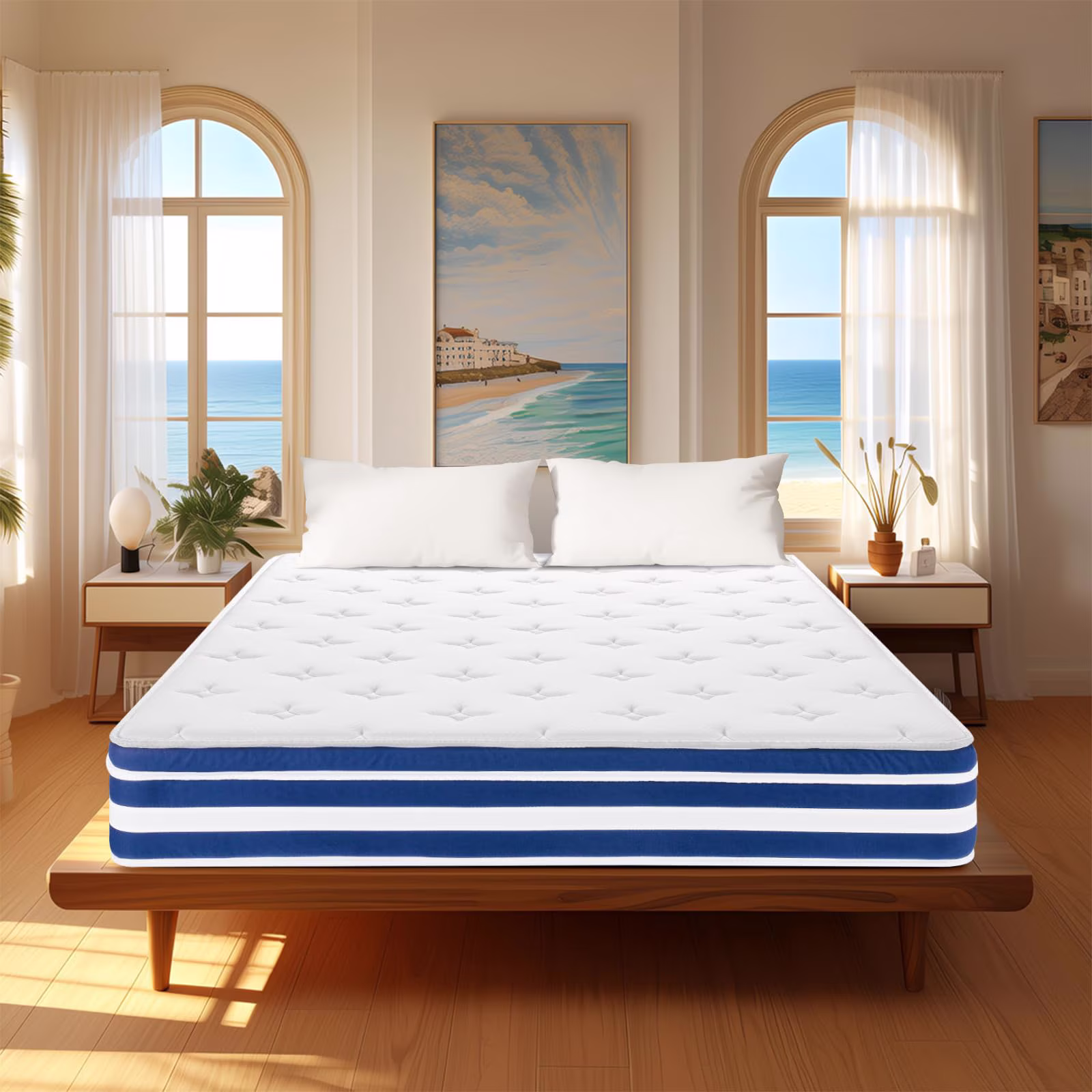 Memory Foam Mattress - Super King 12 inch Hypoallergenic