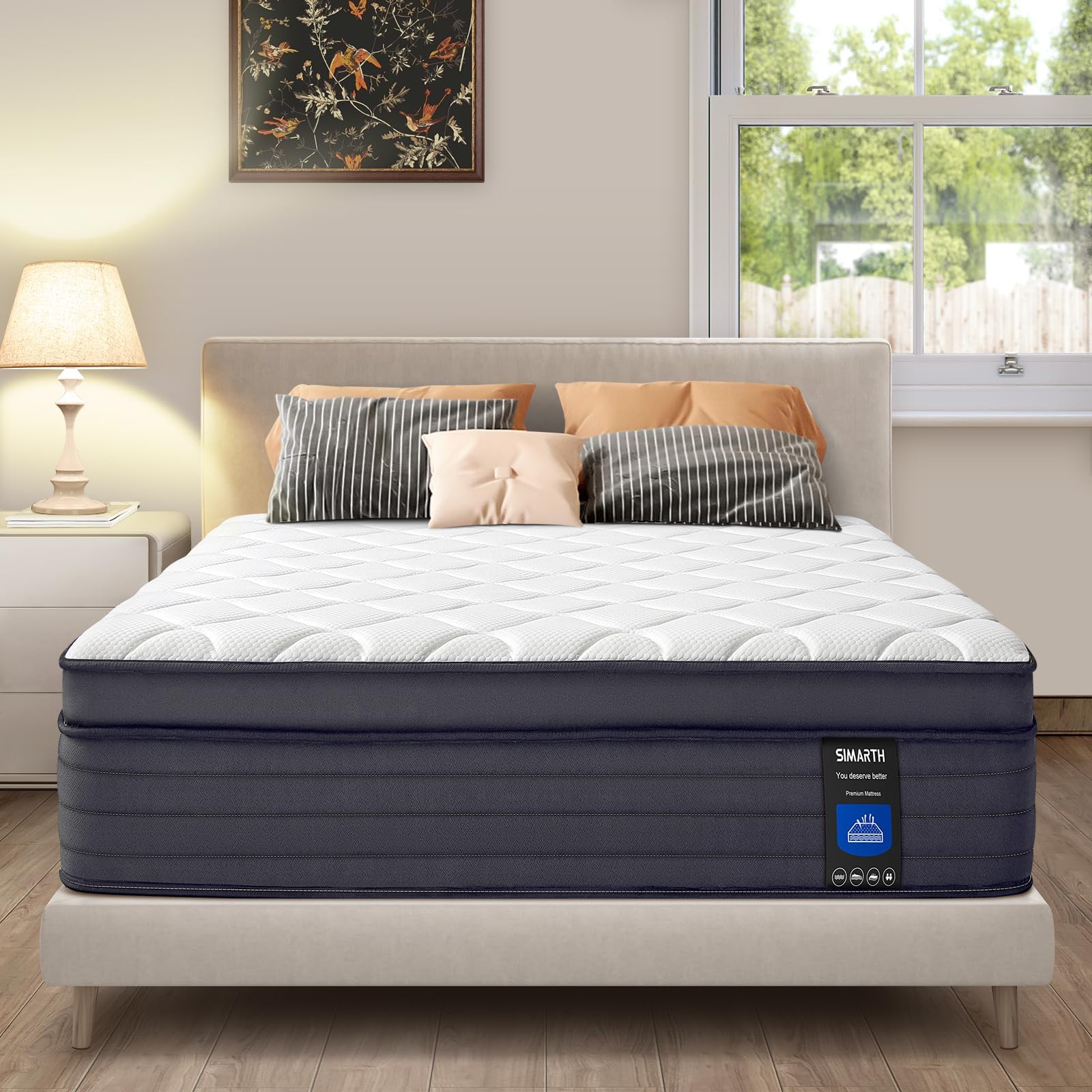Memory Foam Mattress - Super King 14 inch Firm Support