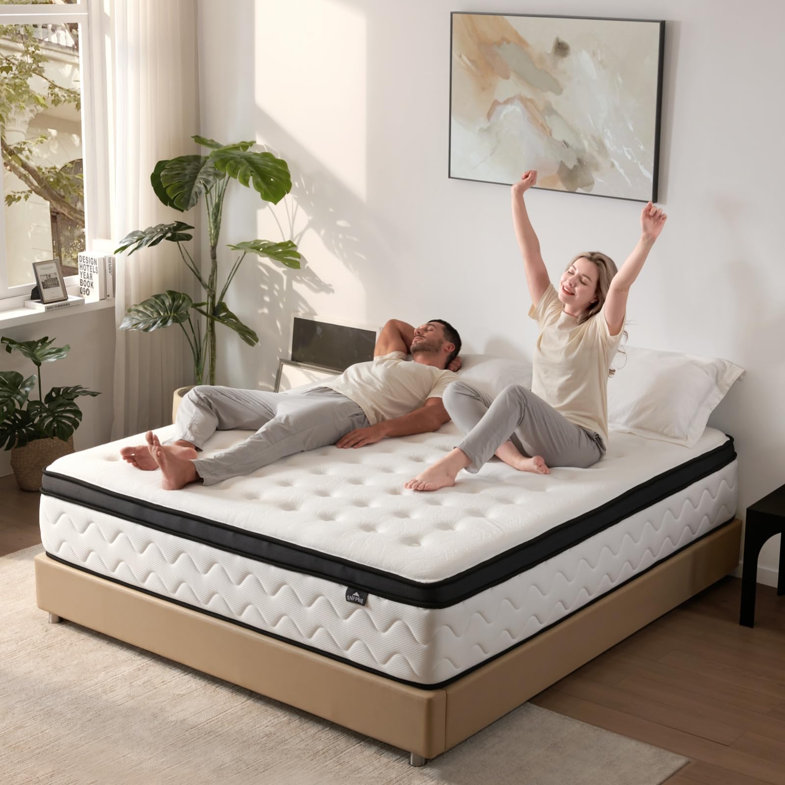 Memory Foam Mattress - Super King 14 inch Medium Firm