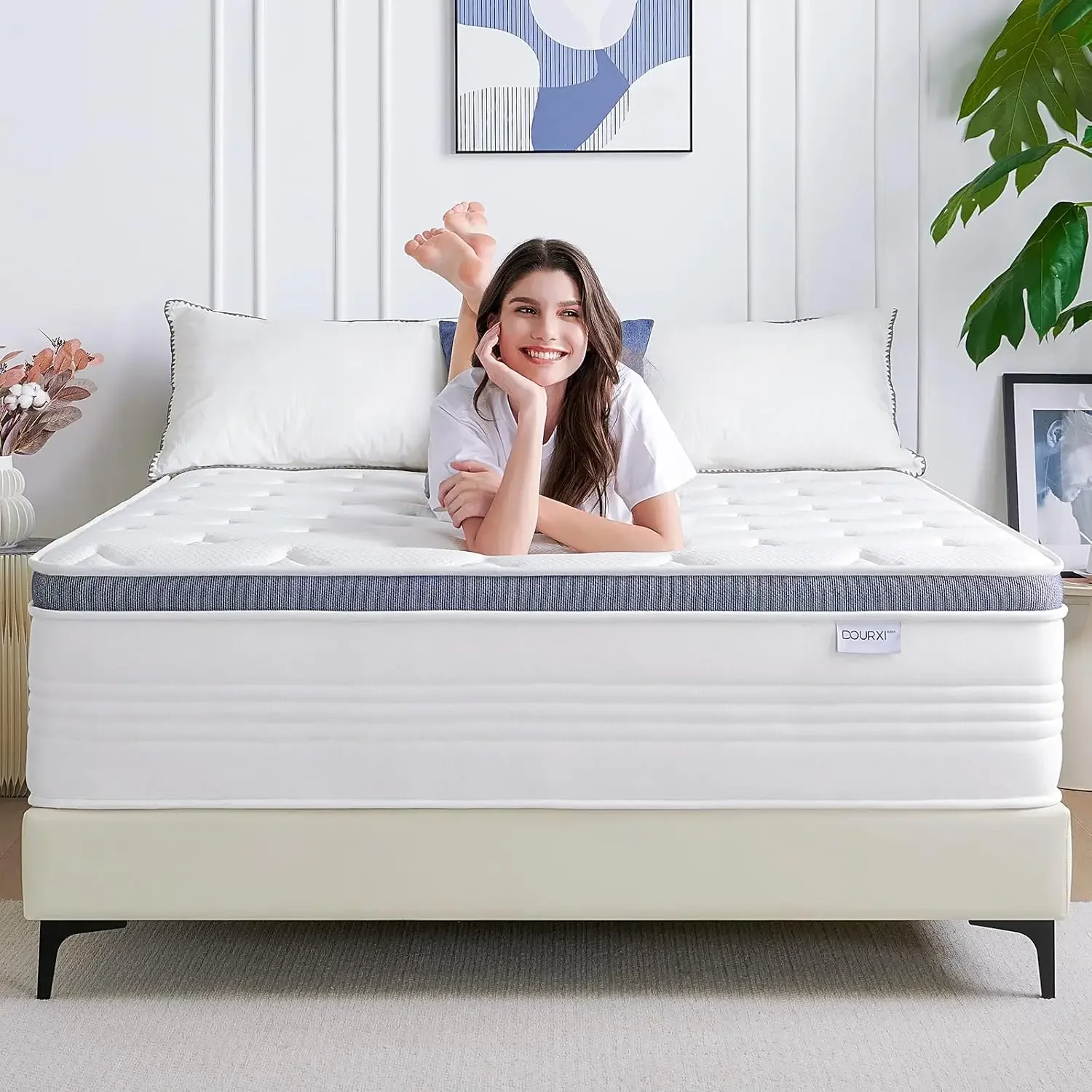 Memory Foam Mattress - Twin XL 12 inch Firm Support