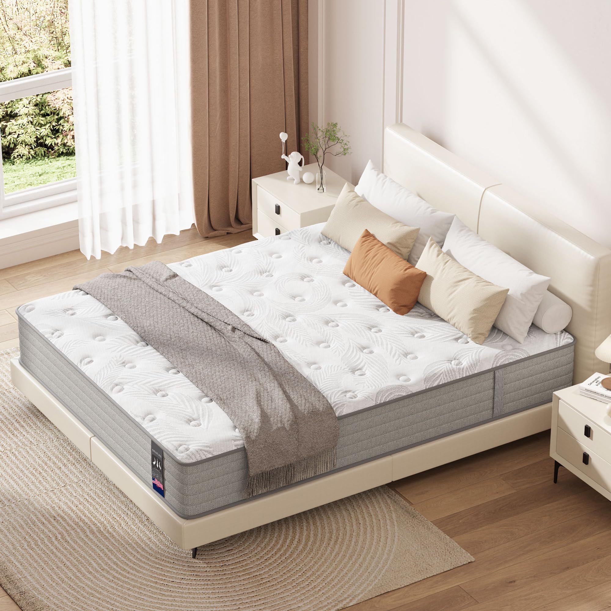 Memory Foam Mattress - Twin XL 12 inch Medium Firm