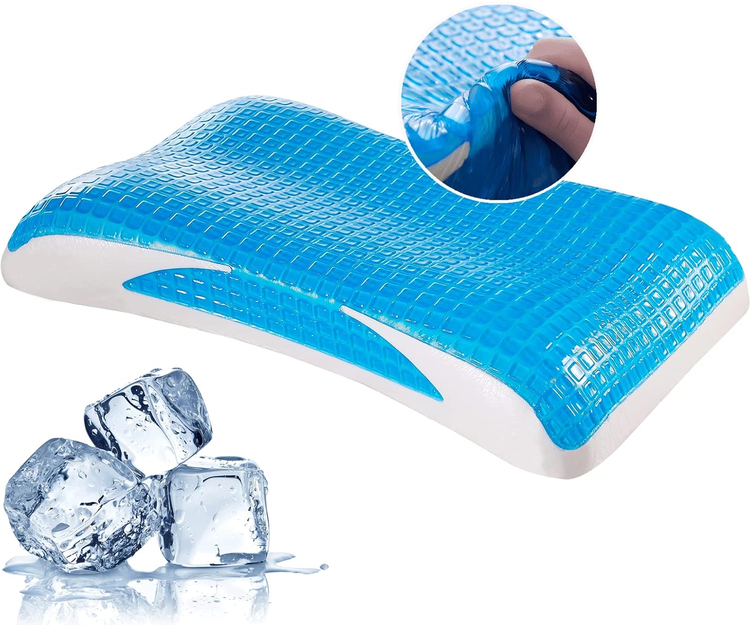 Memory Foam Pillow - Cooling Gel