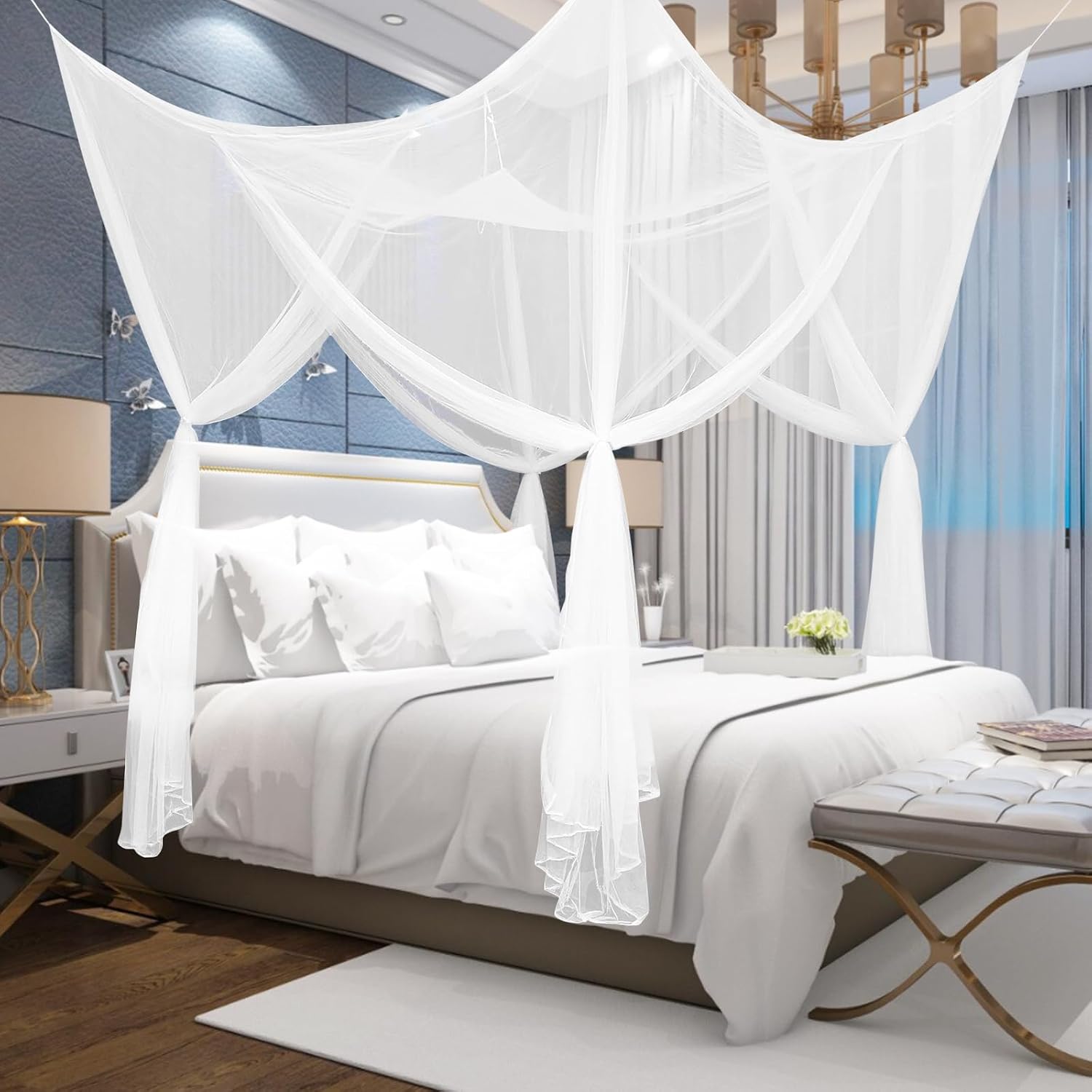 Mosquito Net - Double Bed - White