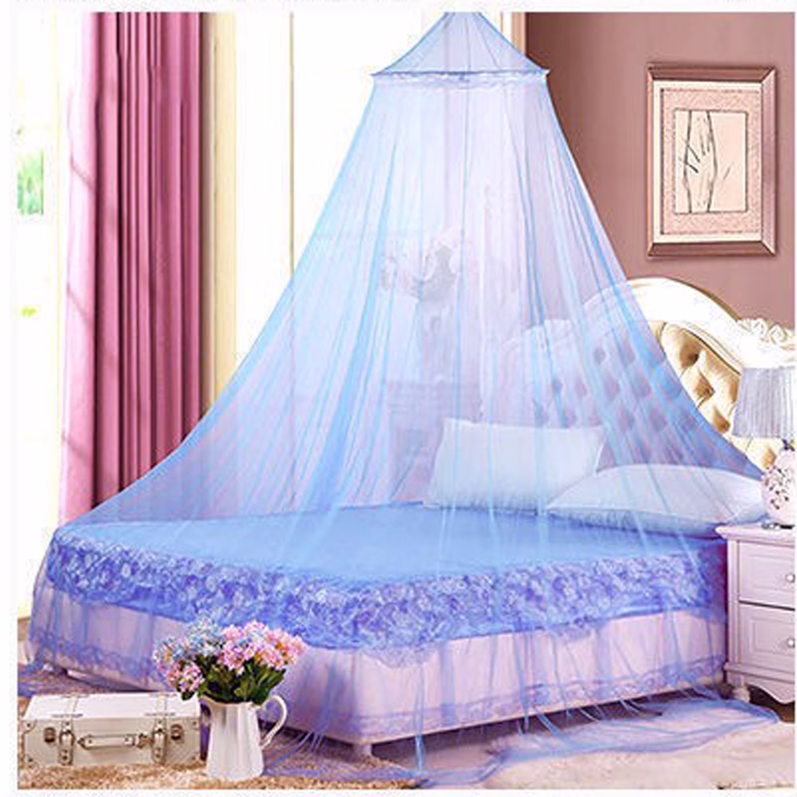 Mosquito Net Canopy - Circular - White