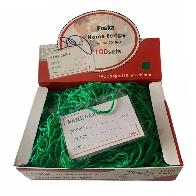 Name Badge - 100 Pack