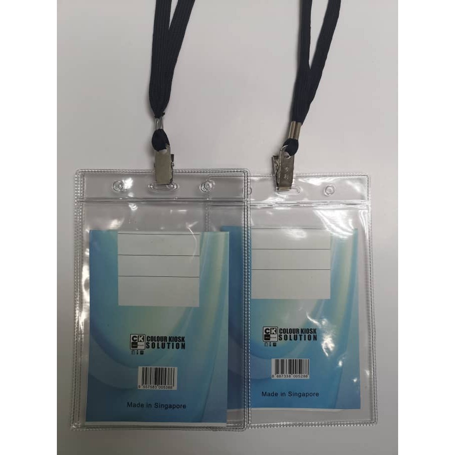 Name Tags - Plastic - Lanyard - 10 Pack