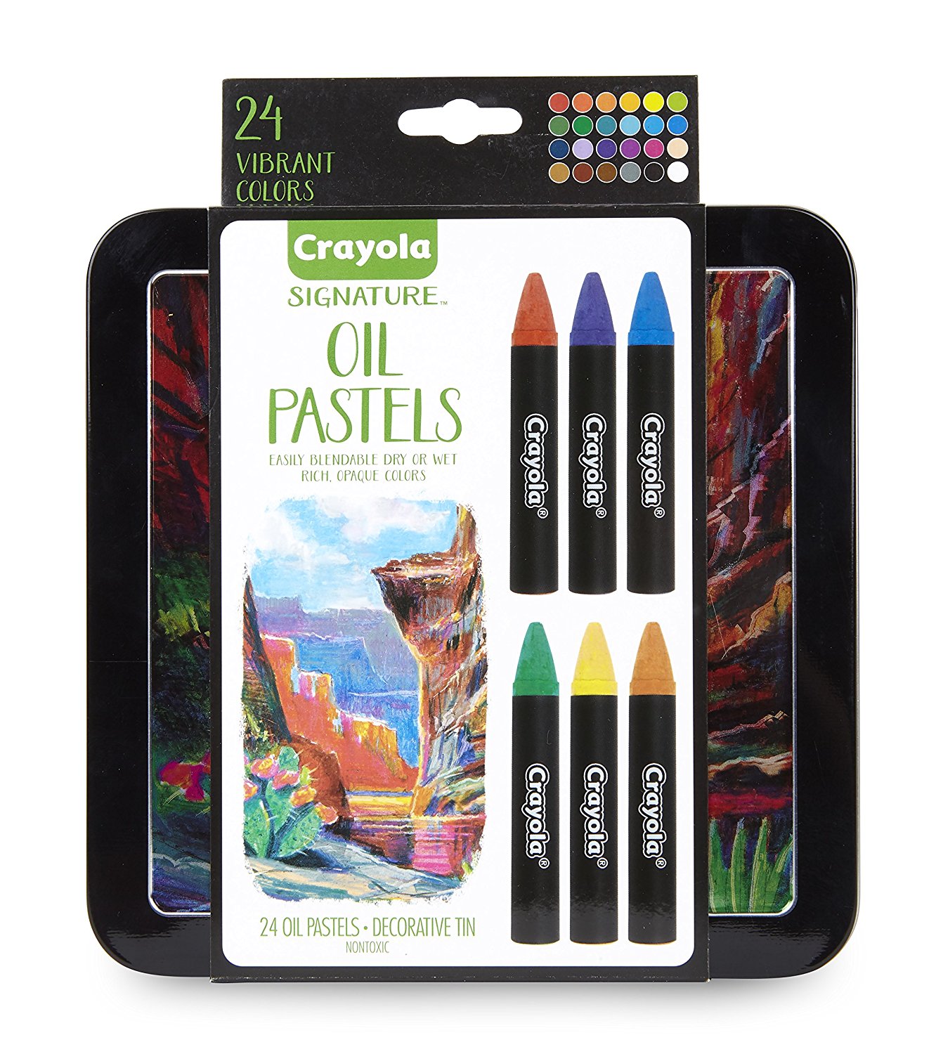 Oil Pastels - 24 Colors