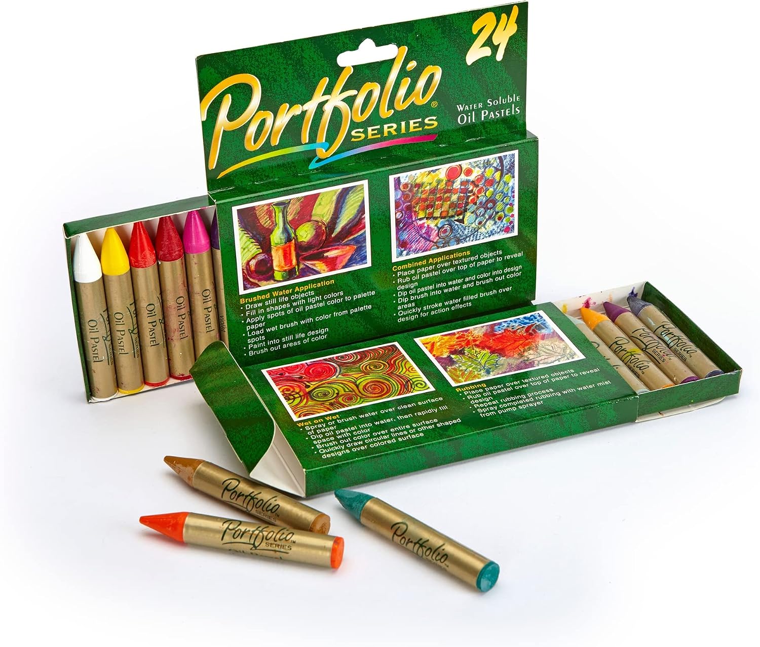 Oil Pastels - 24 Colors
