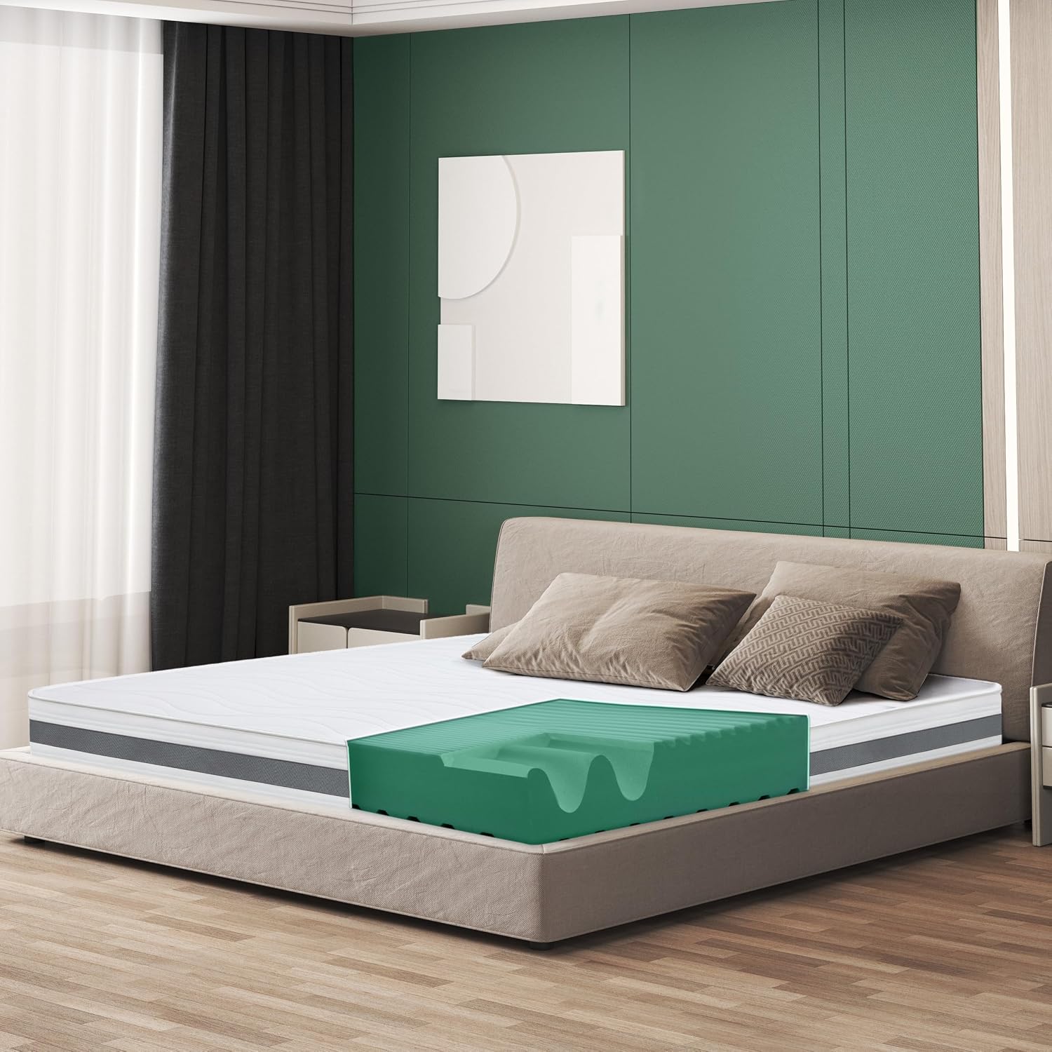 Orthopedic Mattress - Double 12 inch Eco-friendly