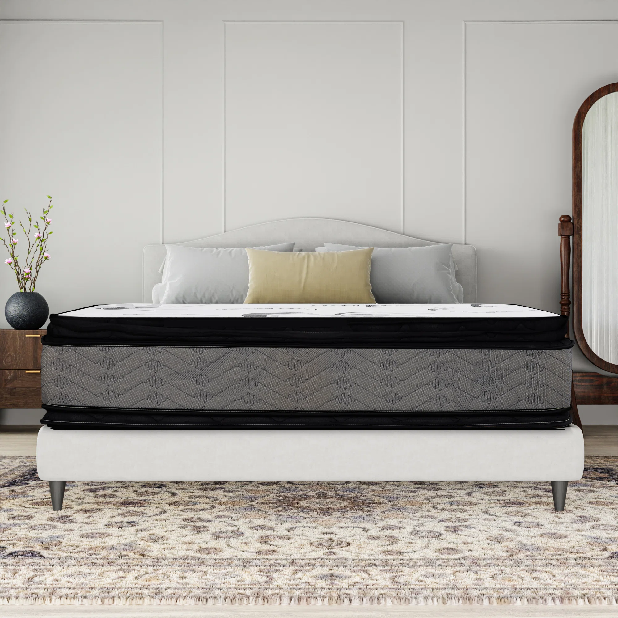 Orthopedic Mattress - Full 14 inch Hypoallergenic