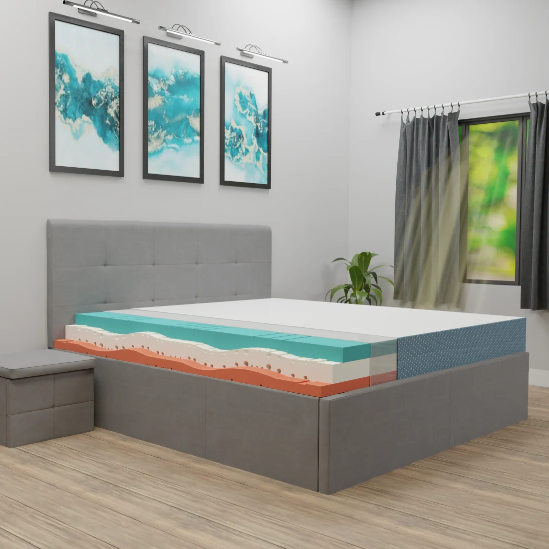 Orthopedic Mattress - Full 8 inch Hypoallergenic