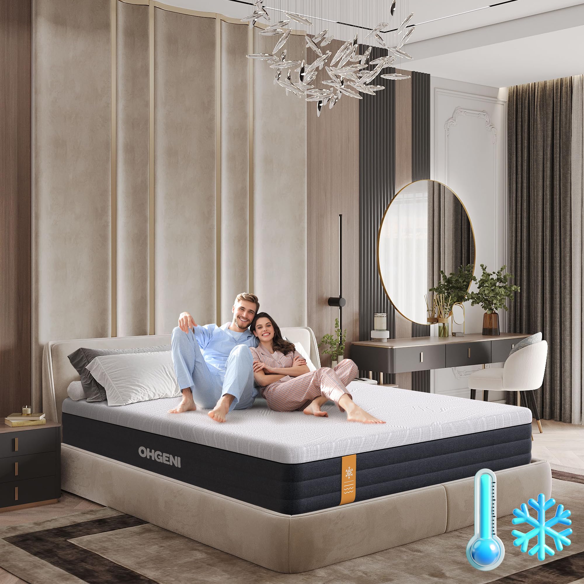 Orthopedic Mattress - King 10 inch Cooling